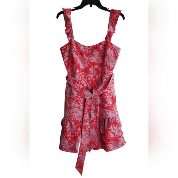 Likely Psychedelic Floral Mini Charlotte Dress Size 4 - Picture 2 of 11